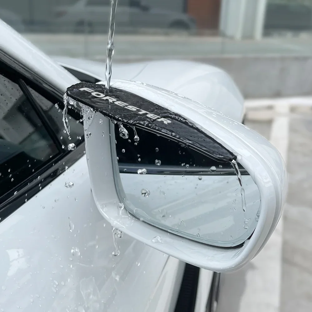 Car Rearview Mirror Rain Eyebrow Protector Rain Cover Sun Visor Shade For Subaru - £9.50 GBP