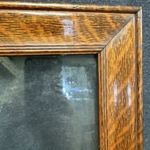 Antique Quartersawn Oak Picture Frame Arts Crafts Mission Wood Fits 12&quot; X 16” - £66.54 GBP