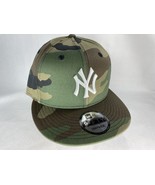 MLB New York Yankees New Era 9Fifty Woodland Camo Snapback Hat Brown Green - $27.99