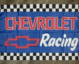Chevrolet Chevy Racing Car Flag 3x5 Banner Man-Cave Bar Pub Garage Car C... - £12.52 GBP