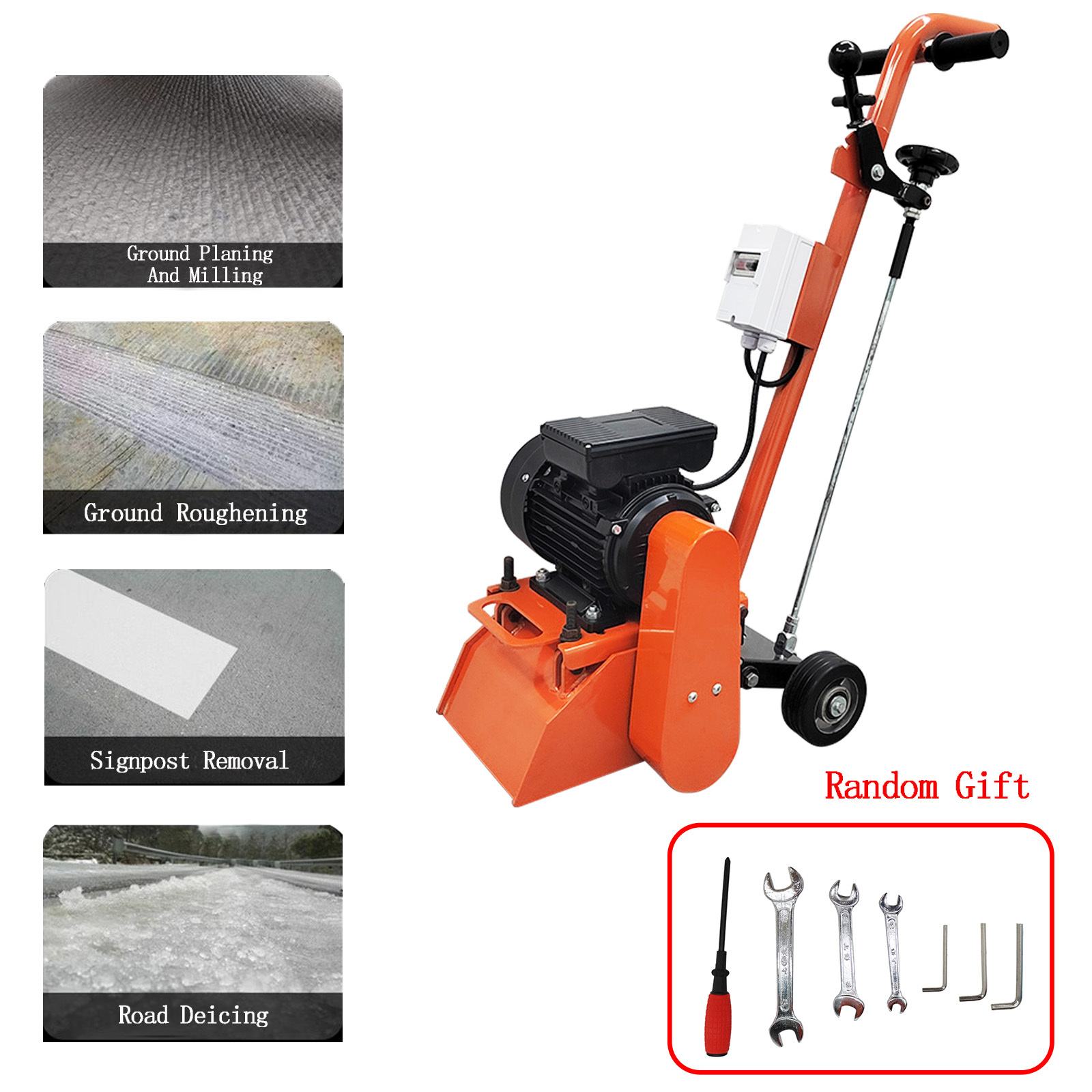 7.9&quot; Electric Floor Paint Removal Planing &amp; Milling Machine w/ 12mm Blad... - $1,659.00
