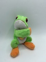 Wild Republic Huggers Green Tree Frog 8&quot; Plush Stuffed Animal - £6.05 GBP