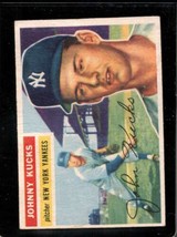 1956 Topps #88B Johnny Kucks Good+ (Rc) Yankees White Backs *NY3990 - £3.53 GBP
