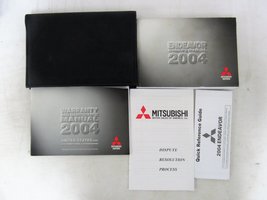 2004 Mitsubishi Endeavor Owners Manual [Paperback] Mitsubishi - £36.74 GBP