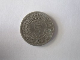 Mexico 5 Centavos Aztec Calendar Coin 1936 - £4.30 GBP