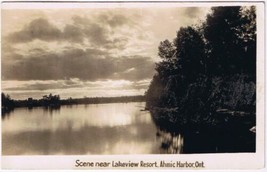 Postcard Scene Near Lakeview Resort Ahmic Harbor Ontario - £15.91 GBP