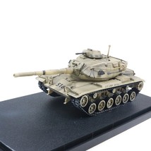 M60 Patton Tank US ARMY Desert Camo - with Display Case  1/72 Scale Model - $34.64