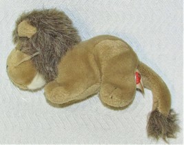 Vintage Dakin Dreyfus Lion 6&quot; Plush Stuffed Animal Collectible Tan Long Tail Toy - £17.98 GBP