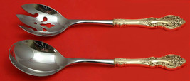 Grand Victorian by Wallace Sterling Salad Serving Set 2pc Pierced HHWS C... - $132.76