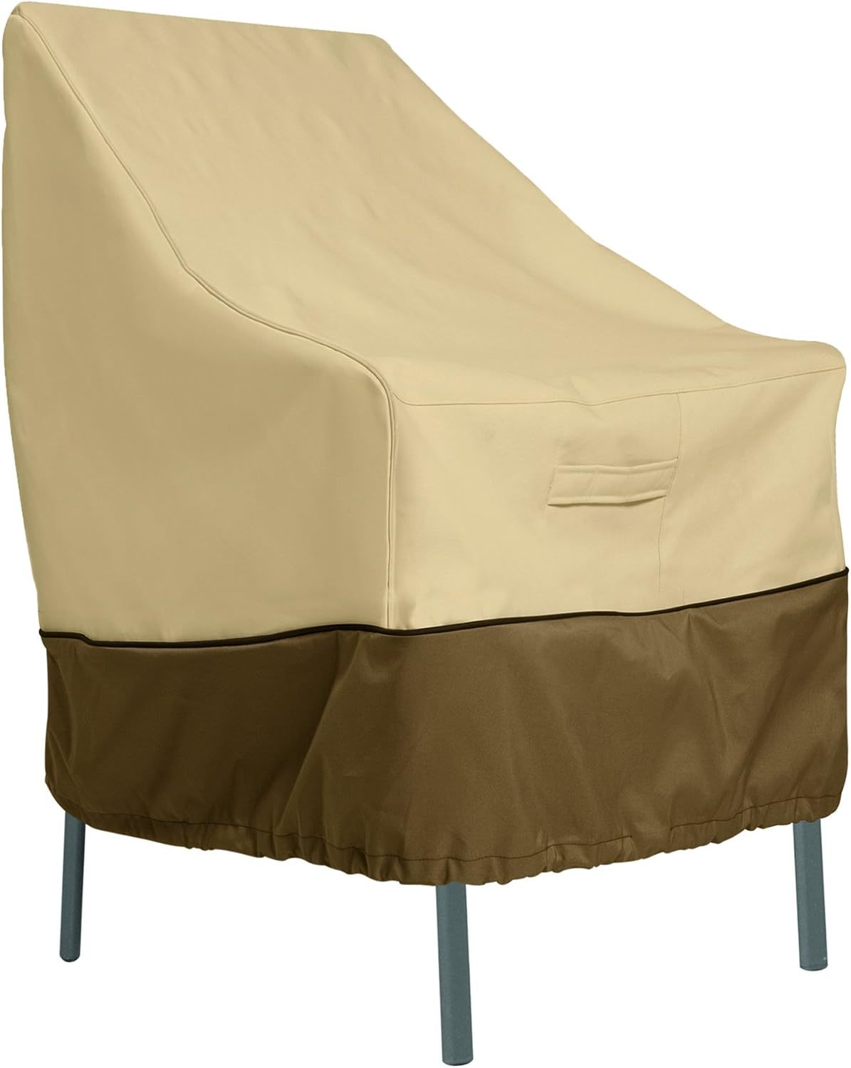 Pebble/Bark/Earth, Classic Accessories 78932 Veranda High Back Patio Chair - $31.99