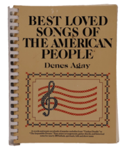 Best Loved Songs Of The American People Sheet Music Book Denes Agay 1975 Spiral - £15.62 GBP