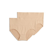 JOCKEY Essentials Womens Seamfree Slimming Brief Panties 2 Pack Light XXL - NIP - £10.58 GBP