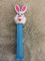 Easter Bunny White Pink Ears Blue Pez - $2.94