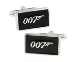 007 CUFFLINKS James Bond Secret Agent Spy Groom Best Man Wedding NEW w G... - $10.95