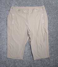 Tail Tech Shorts Women 12 Tan Tail Golf Embellished Skimmer Pant Gaucho ... - $17.99