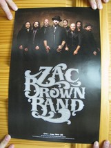 Zac Brown Band Poster 2 Sided Jekyll And &amp; Hyde Band Face Shot The - £21.20 GBP