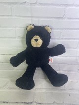 Gund Playtime Puppets Black Bear Hand Puppet Stuffed Plush H12133 - £29.99 GBP