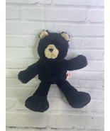 Gund Playtime Puppets Black Bear Hand Puppet Stuffed Plush H12133 - £29.97 GBP