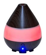 USB Ultrasonic Aromatherapy Essential Oil Diffuser 50 ML Dark Wood Faux - £17.40 GBP