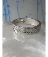 Harley Davidson ring biker band size 10.75 sterling silver women men - $1,456.54 MXN