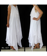 No.427 - Plus Size Clothing 1X,2X,3X,4X,5X,6X,7X Casual Tired Maxi Dress - $46.00+