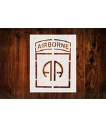 US 82nd Airborne Division Stencil, Reusable &amp; Sturdy, 8.5&quot; x 11&quot;, Custom... - $20.09 CAD