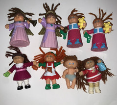 Vintage McDonalds Cabbage Patch Kids Lot of 8 Toys Dolls Collectible 90&#39;s - £14.71 GBP