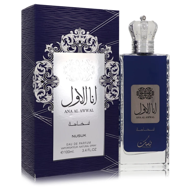 Ana Al Awwal Blue by Nusuk Eau De Parfum Spray 3.4 oz For Men - $29.68 CAD
