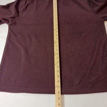 St John's Bay Men's Brown Size Large Quarter Zip Pullover Sweatshirt image 10