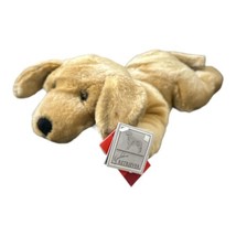 Russ Berrie Purebred Puppy Dog Laying Golden Retriever Plush Stuffed Animal 12&quot; - $12.37