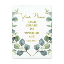  Personalized Fearfully and Wonderfully Psalm 139:14 Bible Verse - £59.41 GBP+