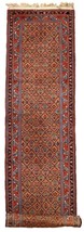 Vintage Persian Hamadan runner 2.6&#39; x 11.3&#39; (79cm x 346cm) 1960s - 1C663 - $635.57