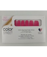 Color Street ARE YOU MADRID-ING ME? Nail Polish Strips Hot Pink Fuchsia ... - £25.40 GBP