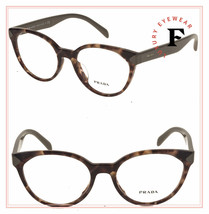 PRADA TRIANGLE PR01TVF Spotted Brown Pink Eyeglasses RX Optical Frame 53... - £93.62 GBP