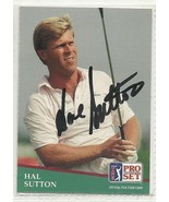 Hal Sutton Signed autographed Golf Card 1991 Pro Set PGA Championship - £18.81 GBP