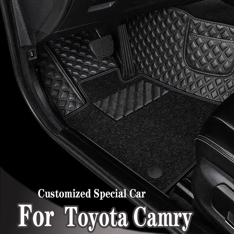 Floor mats for toyota camry hybrid 2018 2019 2020 2021 custom auto foot pads automobile thumb200