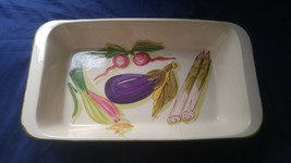 Italian HandPainted Rectangle Casserole Baking Dish Oven-Safe VeggieDesi... - £26.10 GBP