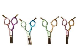 MPP 6 Inch Colorful Curved Shears For Dog Grooming Light Weight Ergonomic Design - £92.24 GBP+