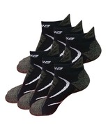 6 Pair Mens No Show Low Cut Ankle Cotton Cushion Athletic Non-Slip Running Socks - £14.08 GBP
