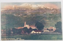 Vintage Iztaccihuatl Volcano Postcard FEMA -- Izta-Popo Zoquiapan Nation... - $7.69