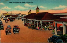 New French Market new Orleans Louisiana LA UNP Unused Linen Postcard E7 - £2.41 GBP