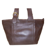 Coach 4133 Vintage Waverly Leather Soho Tote Bag Handbag 1997 Mahogany B... - $79.00