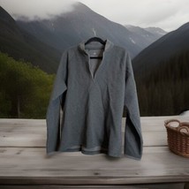Adidas Quarter-Zip Men’s Gray Pullover Size Large Jacket RN# 88387 CA# 4... - $17.21
