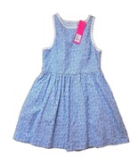 Lilly Pulitzer Mini Tori Dress Crew Blue White Stripe Eyelet Girls Size ... - $84.99