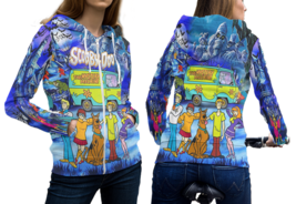 Scooby-Doo Unique Full Print Zipper Hoodies For Women - £27.96 GBP