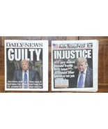 Trump Guilty New York Daily News and Post May 31, 2024 unread - $31.67