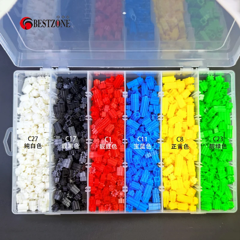 6 Color 2700 Pcs Box Packed 8*8mm Mini Diamond Building Blocks Micro DIY - £35.12 GBP