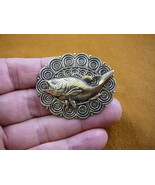 (B-FISH-2) Large mouth Bass Fish I love fishing tournament trip oval pin... - $328.16 MXN