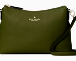 NWB Kate Spade Bailey Crossbody Army Green Leather Purse K4651 $299 Gift... - $108.89