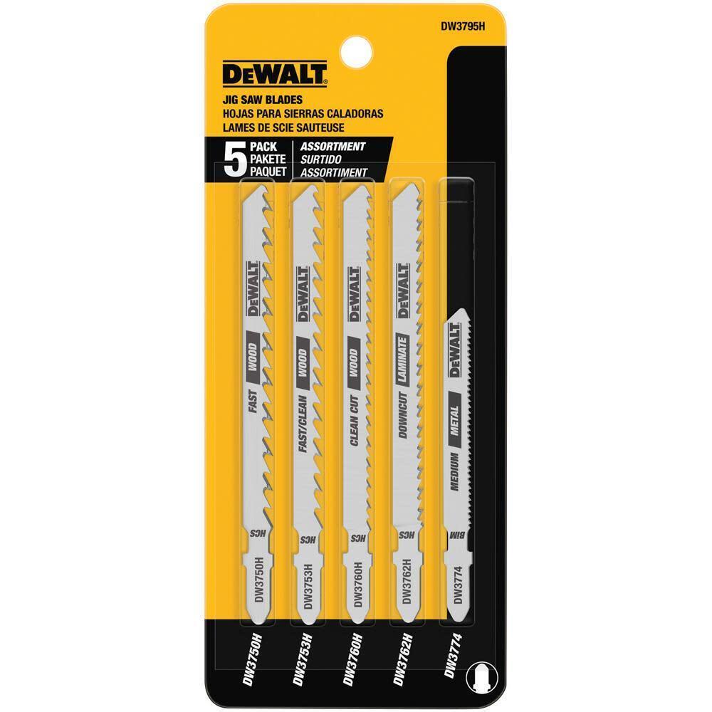 Dewalt Assorted Jigsaw Blade 5Pk - $27.99